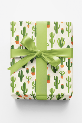 Cactus Garden - London Penny Gift Wrap