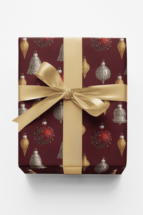 Holiday Heirloom Ornaments - London Penny Gift Wrap