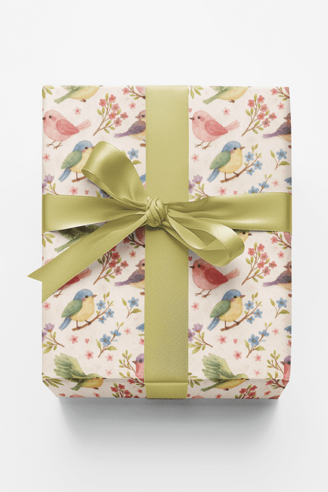 Birdsong Bloom - London Penny Gift Wrap