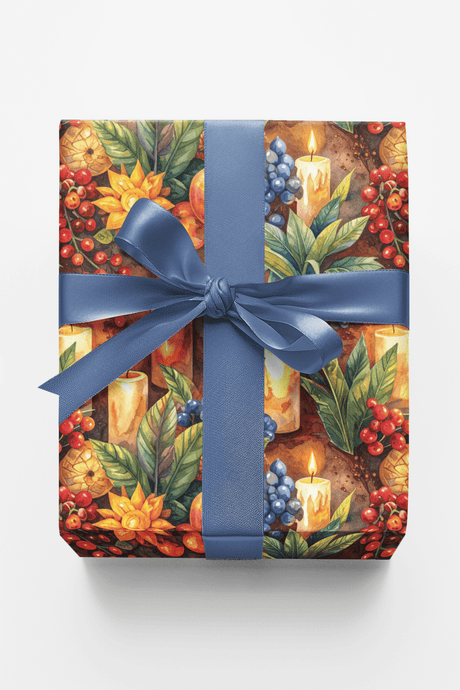 LIMITED TIME | Heritage Harvest Festival Wrapping Paper - London Penny Gift Wrap