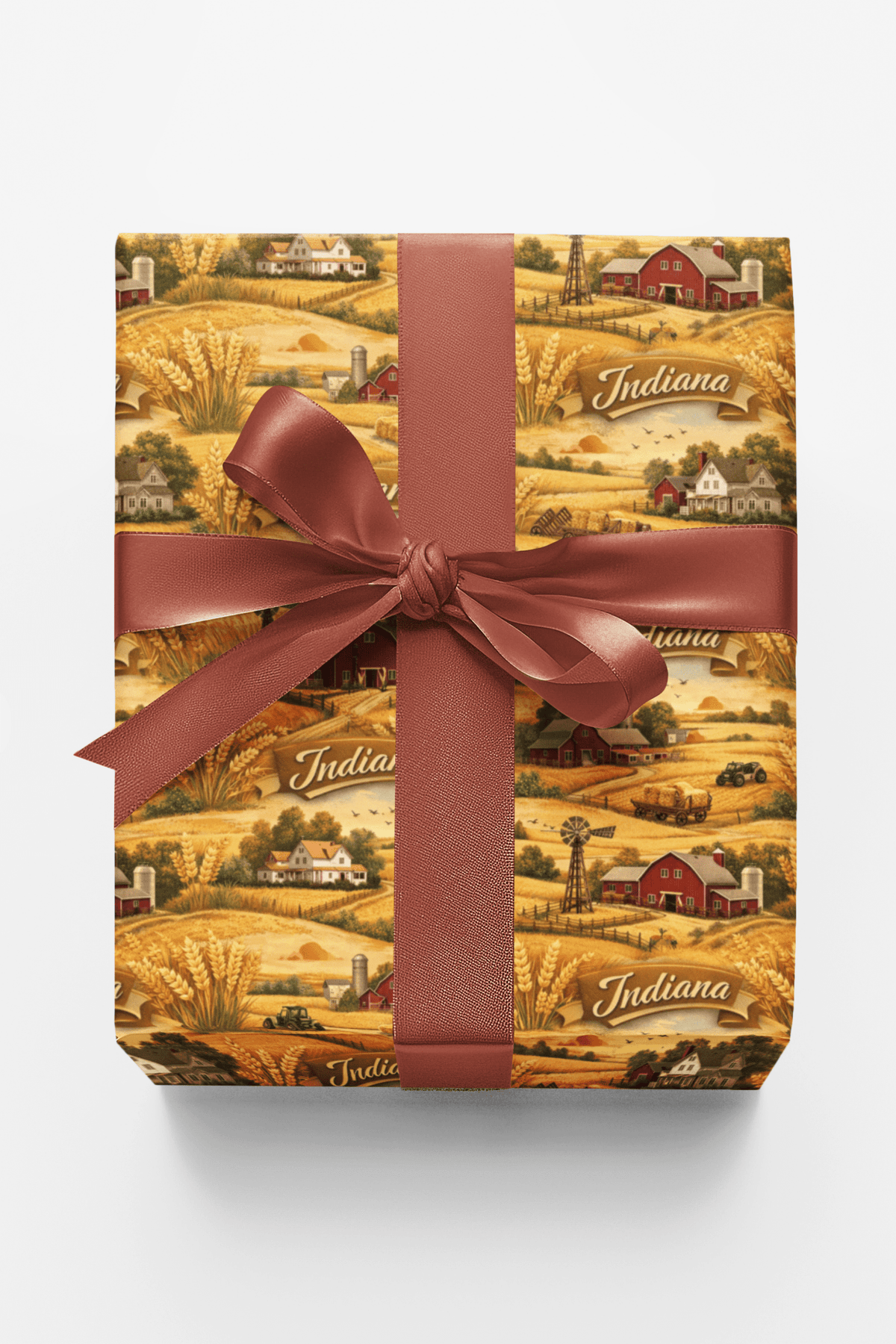 Indiana Heartland Fields - London Penny Gift Wrap