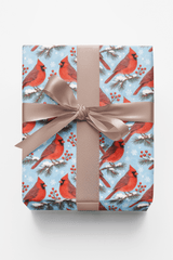 Winter Cardinal Whispers - London Penny Gift Wrap