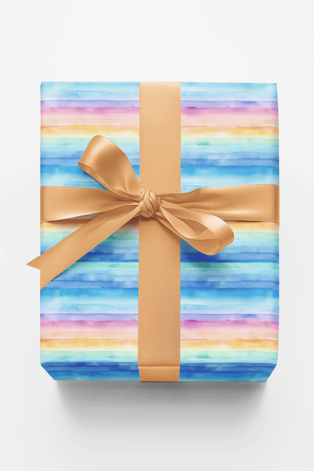 Rainbow Breeze - London Penny Gift Wrap