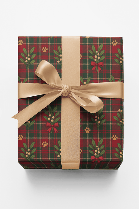 Pawliday Plaid - London Penny Gift Wrap