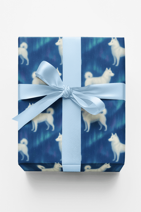 Husky Aurora - London Penny Gift Wrap