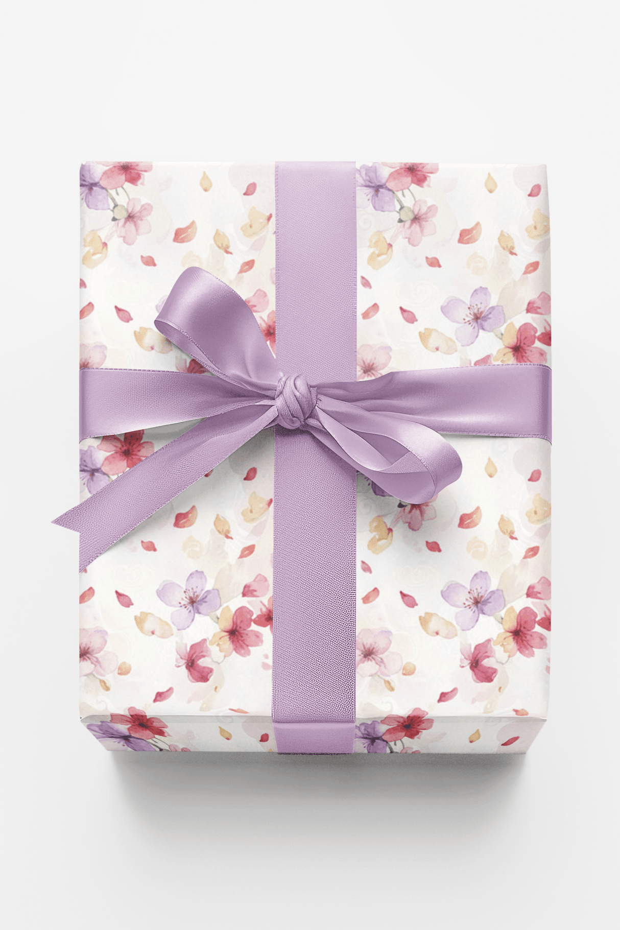 Floating Florals & Petals - London Penny Gift Wrap