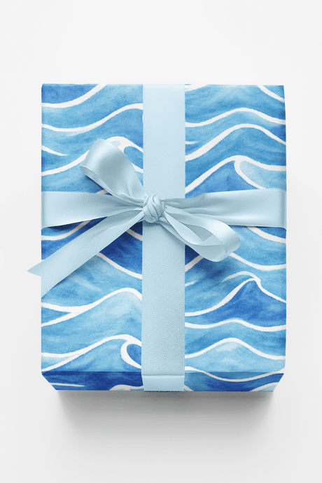 Aqua Voyage - London Penny Gift Wrap