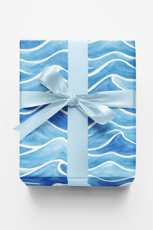 Aqua Voyage - London Penny Gift Wrap