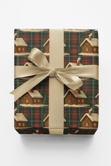 Christmas Cabin Tartan - London Penny Gift Wrap