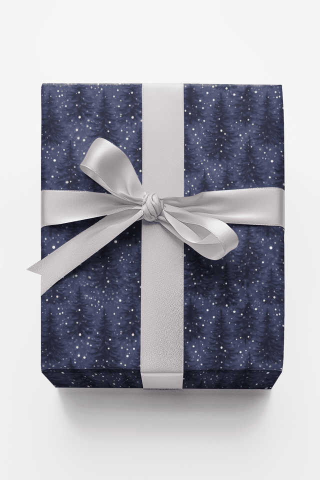 Midnight Evergreen - London Penny Gift Wrap