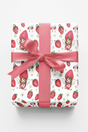 Strawberry Pixie Dust Wrapping Paper | Michelle Gilsey | Artist Corner - London Penny Gift Wrap