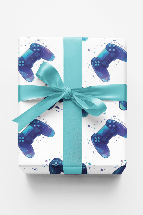 Pixel Control Flow Wrapping Paper - London Penny Gift Wrap