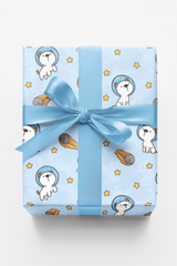 Space Puppy Adventures - London Penny Gift Wrap