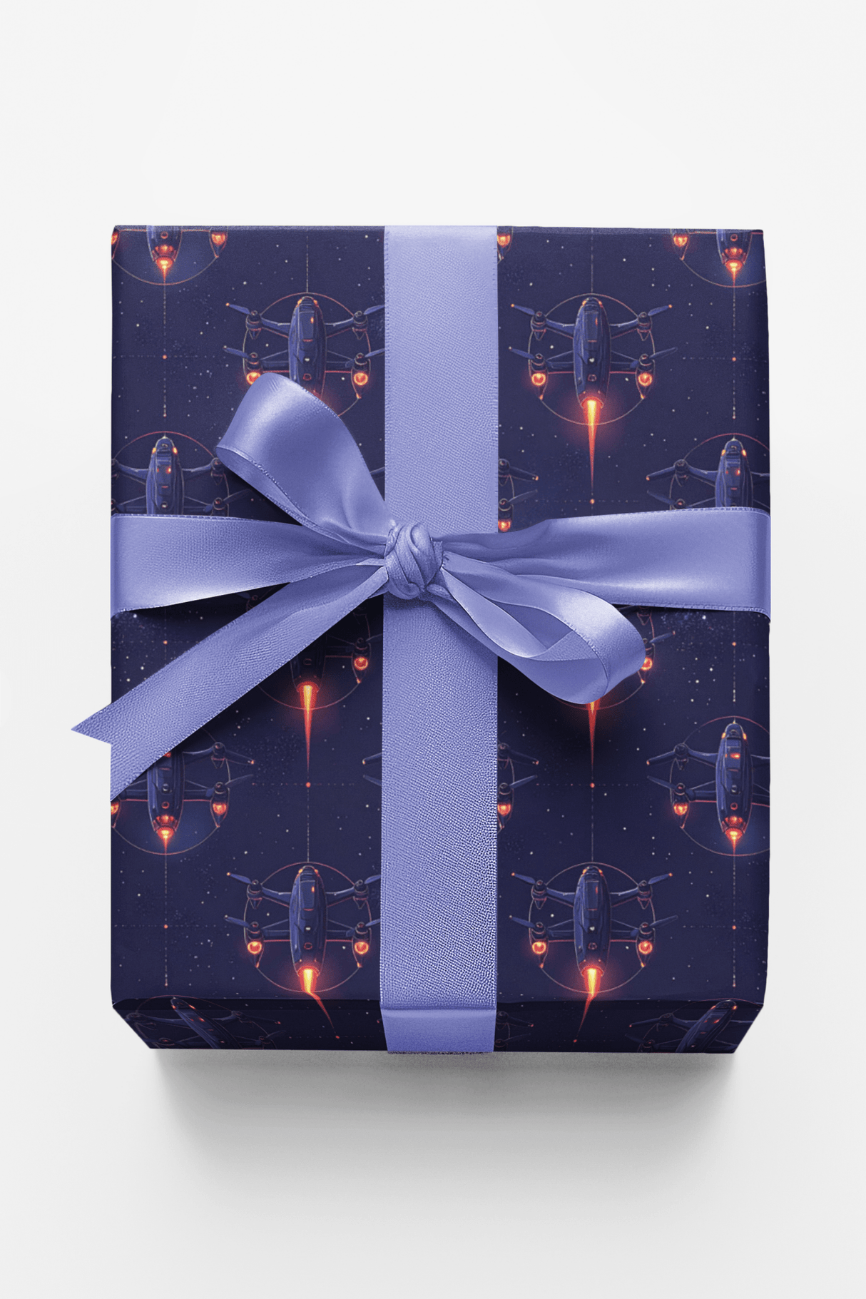 Stellar Drone Swarm Field Wrapping Paper - London Penny Gift Wrap