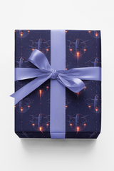Stellar Drone Swarm Field Wrapping Paper - London Penny Gift Wrap