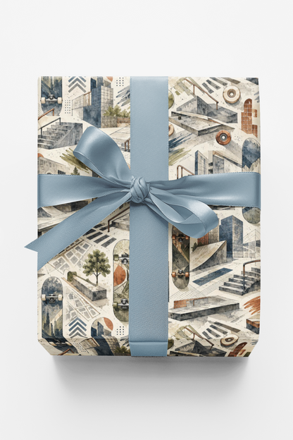 Street Geometry Wrapping Paper
