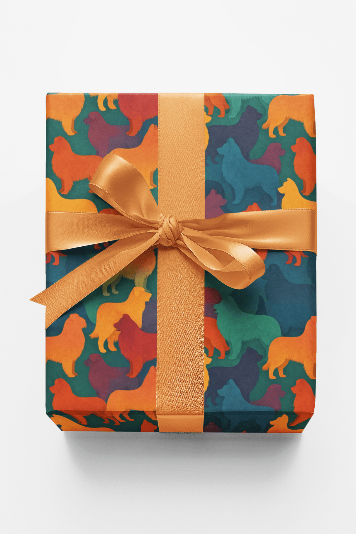 Sheepdog Silhouette Show - London Penny Gift Wrap