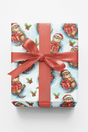 Festive Otter Joy - London Penny Gift Wrap