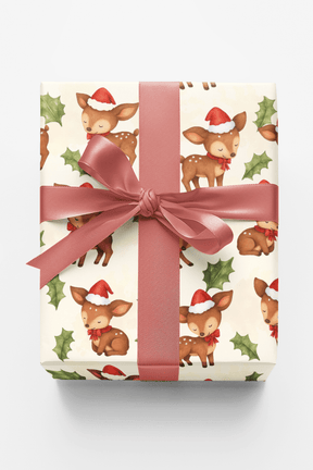 Festive Fawns - London Penny Gift Wrap