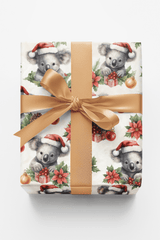 Holly Jolly Koalas - London Penny Gift Wrap