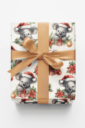 Holly Jolly Koalas - London Penny Gift Wrap