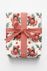 Winter Bullfinch Charm - London Penny Gift Wrap