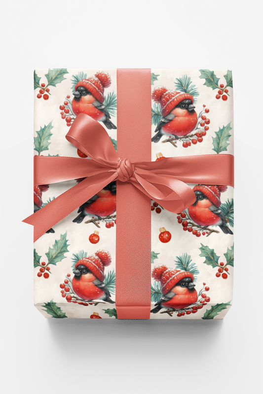 Winter Bullfinch Charm