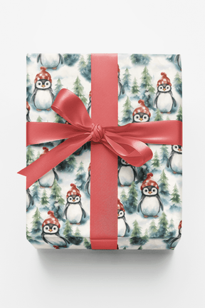 Winter Waddle - London Penny Gift Wrap