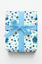 Floral Blue Pop - London Penny Gift Wrap