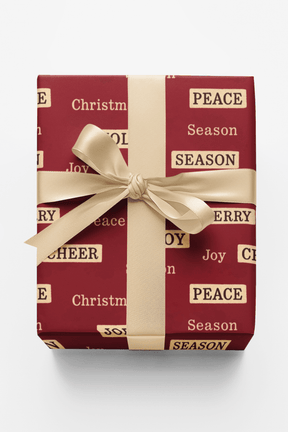 Holiday Typewriter - London Penny Gift Wrap