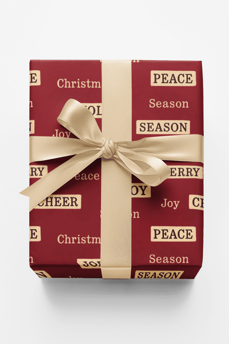 Holiday Typewriter - London Penny Gift Wrap