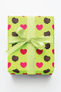 Hearts Choco Lime - London Penny Gift Wrap