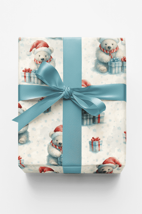 Polar Bear Cheer - London Penny Gift Wrap