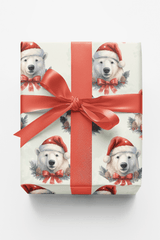 Festive Polar Charm - London Penny Gift Wrap