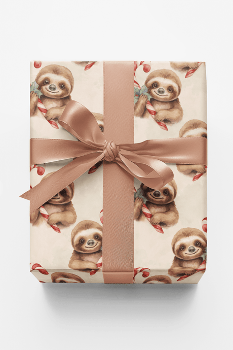 Candy Cane Cuddles - London Penny Gift Wrap