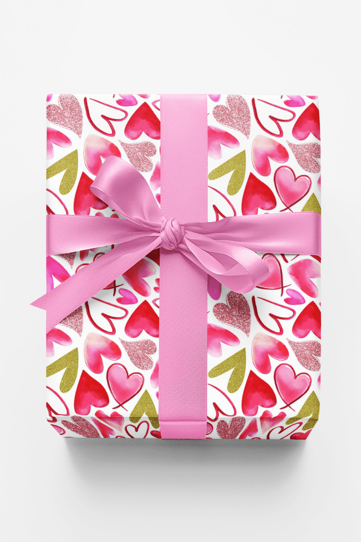 Mixed Hearts - London Penny Gift Wrap