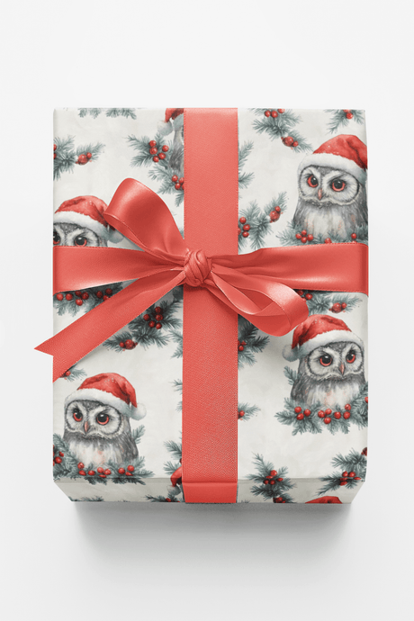 Holiday Night Owls - London Penny Gift Wrap