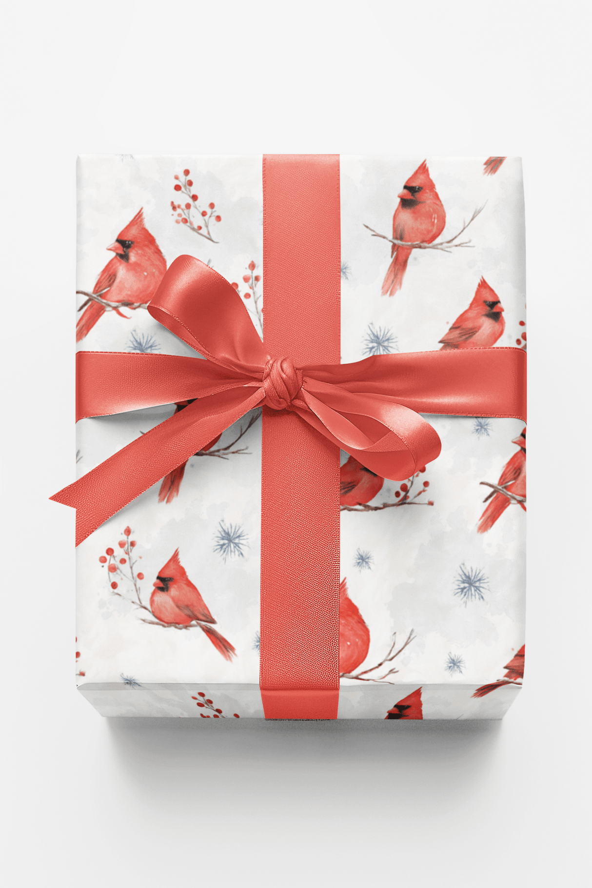 Winter Cardinals - London Penny Gift Wrap