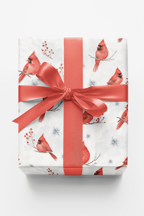 Winter Cardinals - London Penny Gift Wrap