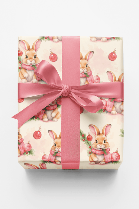 Winter Bunny Bliss - London Penny Gift Wrap