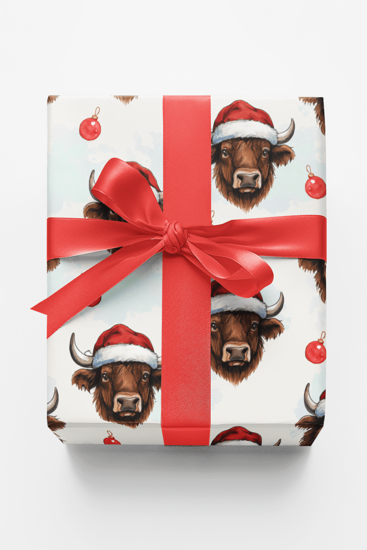 Yuletide Moo - London Penny Gift Wrap