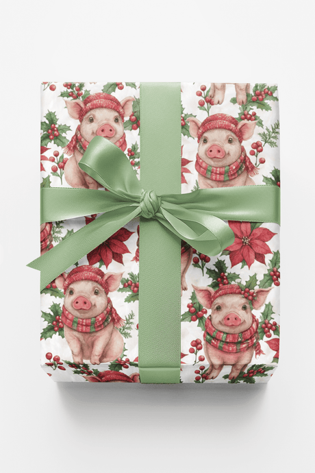 Piglet Joy - London Penny Gift Wrap