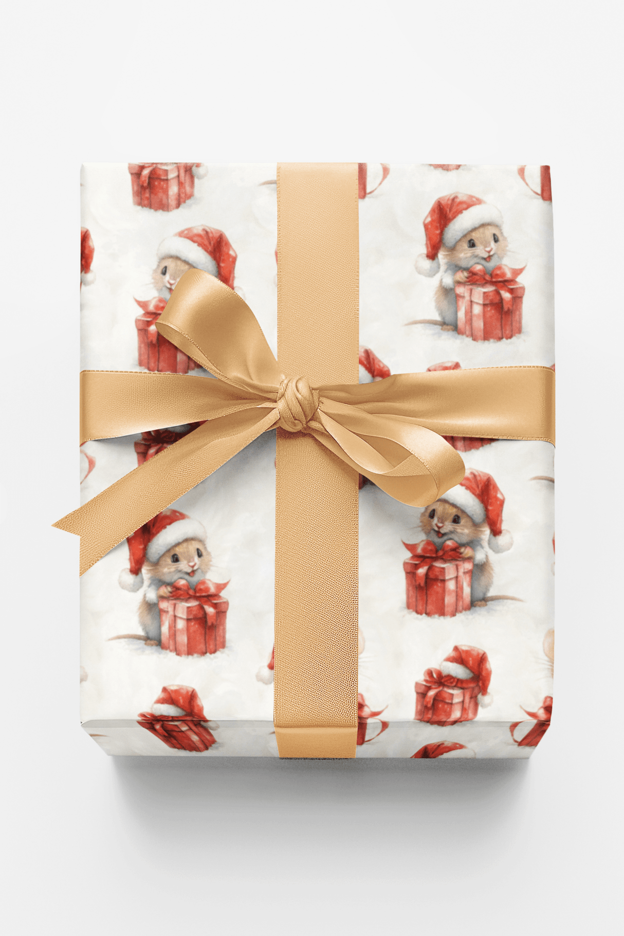Festive Little Mice - London Penny Gift Wrap