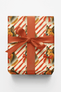Candy Cane Collies - London Penny Gift Wrap