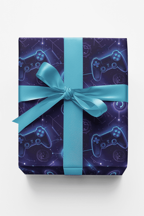 Gamer Energy Circuit Wrapping Paper - London Penny Gift Wrap