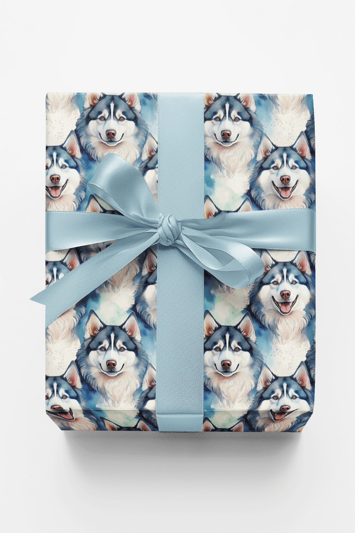 Alaskan Malamute Puff - London Penny Gift Wrap