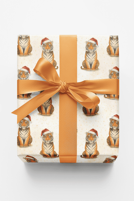 Santa’s Striped Helper - London Penny Gift Wrap