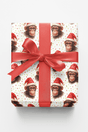 Cheerful Christmas Chimps - London Penny Gift Wrap
