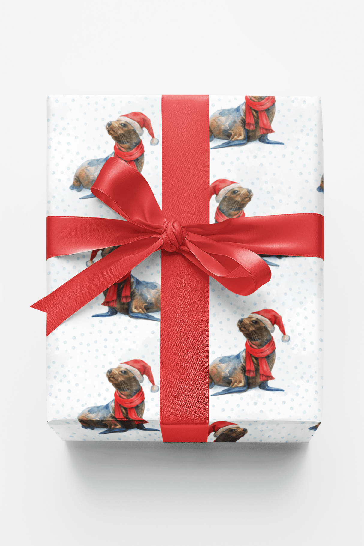 Santa’s Splashing Helper - London Penny Gift Wrap