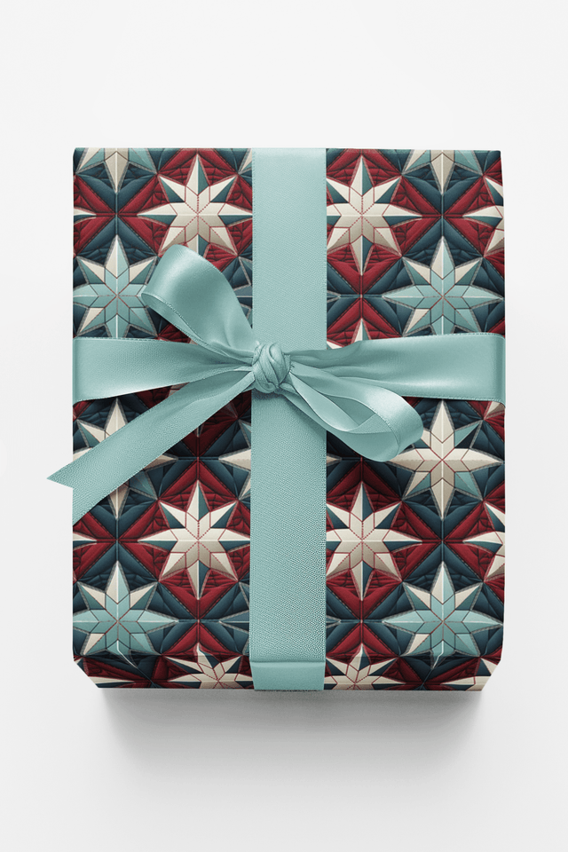 Patriotic Patchwork - London Penny Gift Wrap